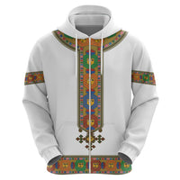 Ethiopia Saba Kemis Zip Hoodie Habesha Style LT15
