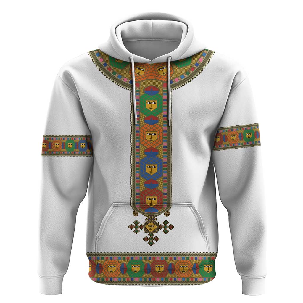 Ethiopia Saba Kemis Zip Hoodie Habesha Style LT15