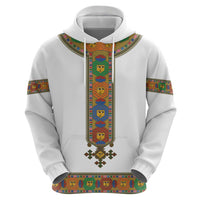 Ethiopia Saba Kemis Zip Hoodie Habesha Style LT15
