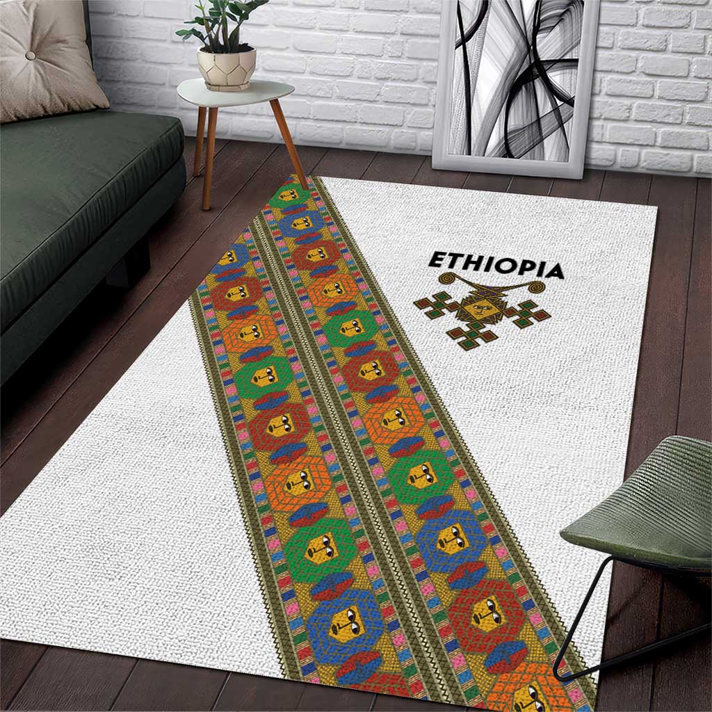 Ethiopia Saba Kemis Area Rug Sash Style