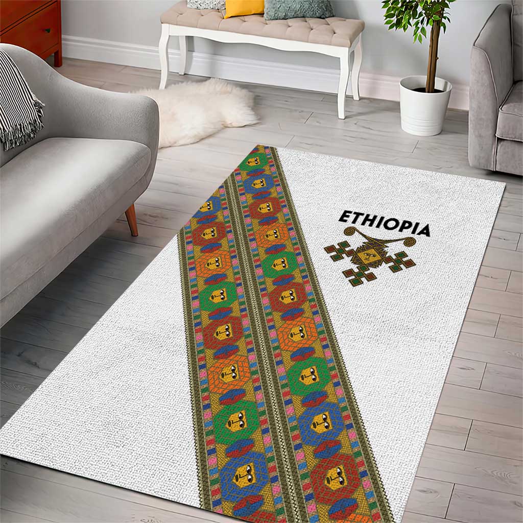 Ethiopia Saba Kemis Area Rug Sash Style