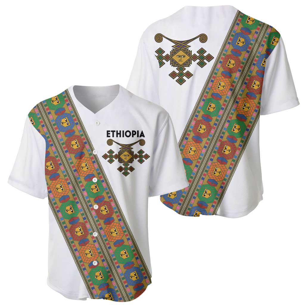 Ethiopia Saba Kemis Baseball Jersey Sash Style