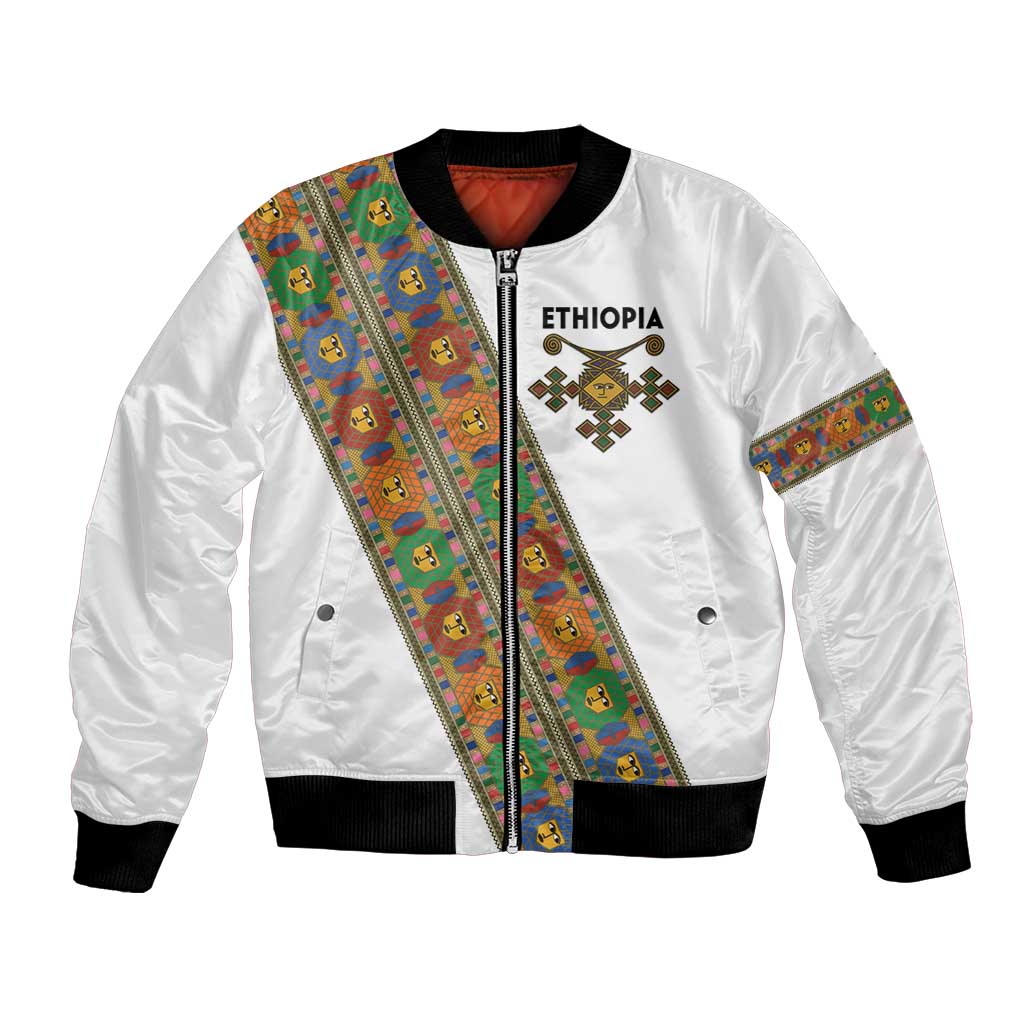 Ethiopia Saba Kemis Bomber Jacket Sash Style