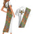 Ethiopia Saba Kemis Couples Matching Short Sleeve Bodycon Dress and Hawaiian Shirt Sash Style