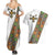 Ethiopia Saba Kemis Couples Matching Summer Maxi Dress and Hawaiian Shirt Sash Style