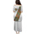 Ethiopia Saba Kemis Family Matching Puletasi and Hawaiian Shirt Sash Style