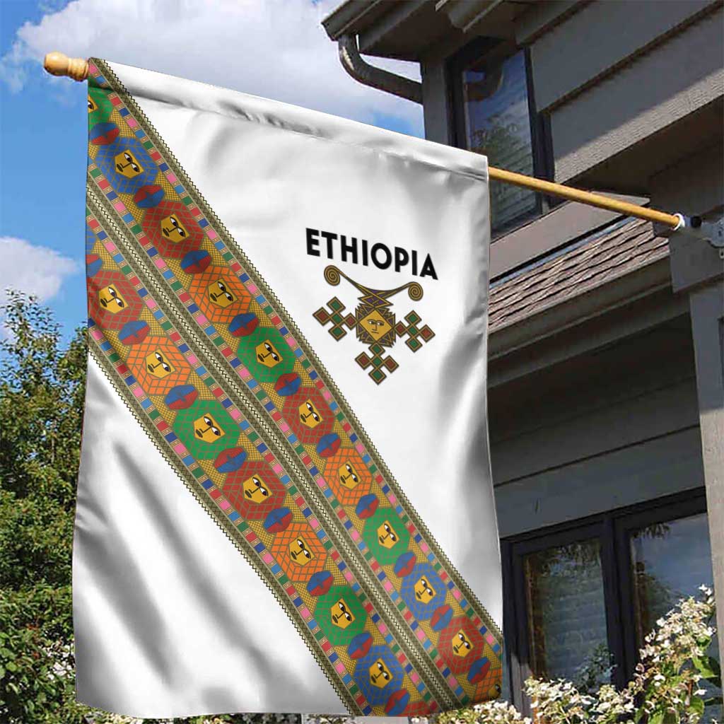 Ethiopia Saba Kemis Garden Flag Sash Style