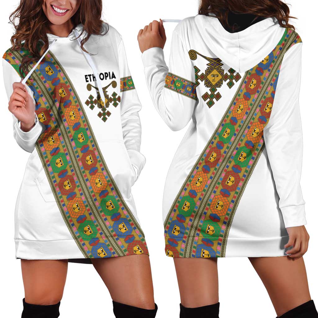 Ethiopia Saba Kemis Hoodie Dress Sash Style