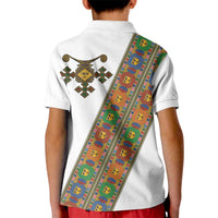 Ethiopia Saba Kemis Kid Polo Shirt Sash Style
