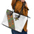 Ethiopia Saba Kemis Leather Tote Bag Sash Style