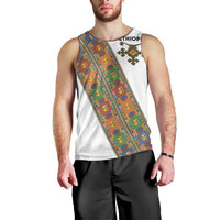 Ethiopia Saba Kemis Men Tank Top Sash Style