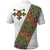 Ethiopia Saba Kemis Polo Shirt Sash Style