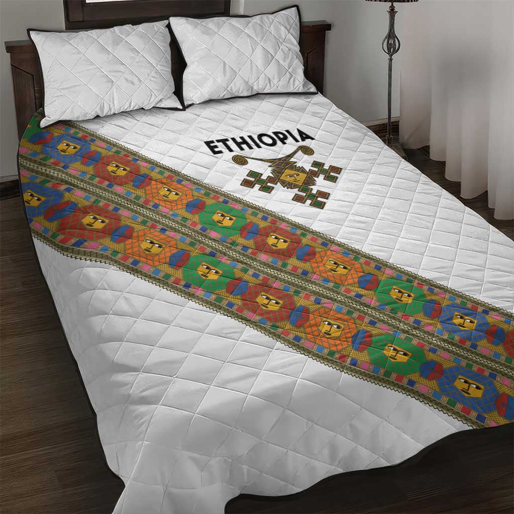 Ethiopia Saba Kemis Quilt Bed Set Sash Style