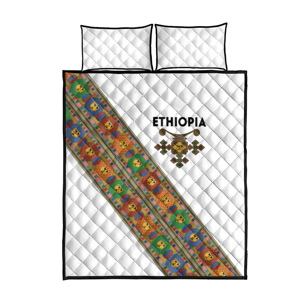 Ethiopia Saba Kemis Quilt Bed Set Sash Style