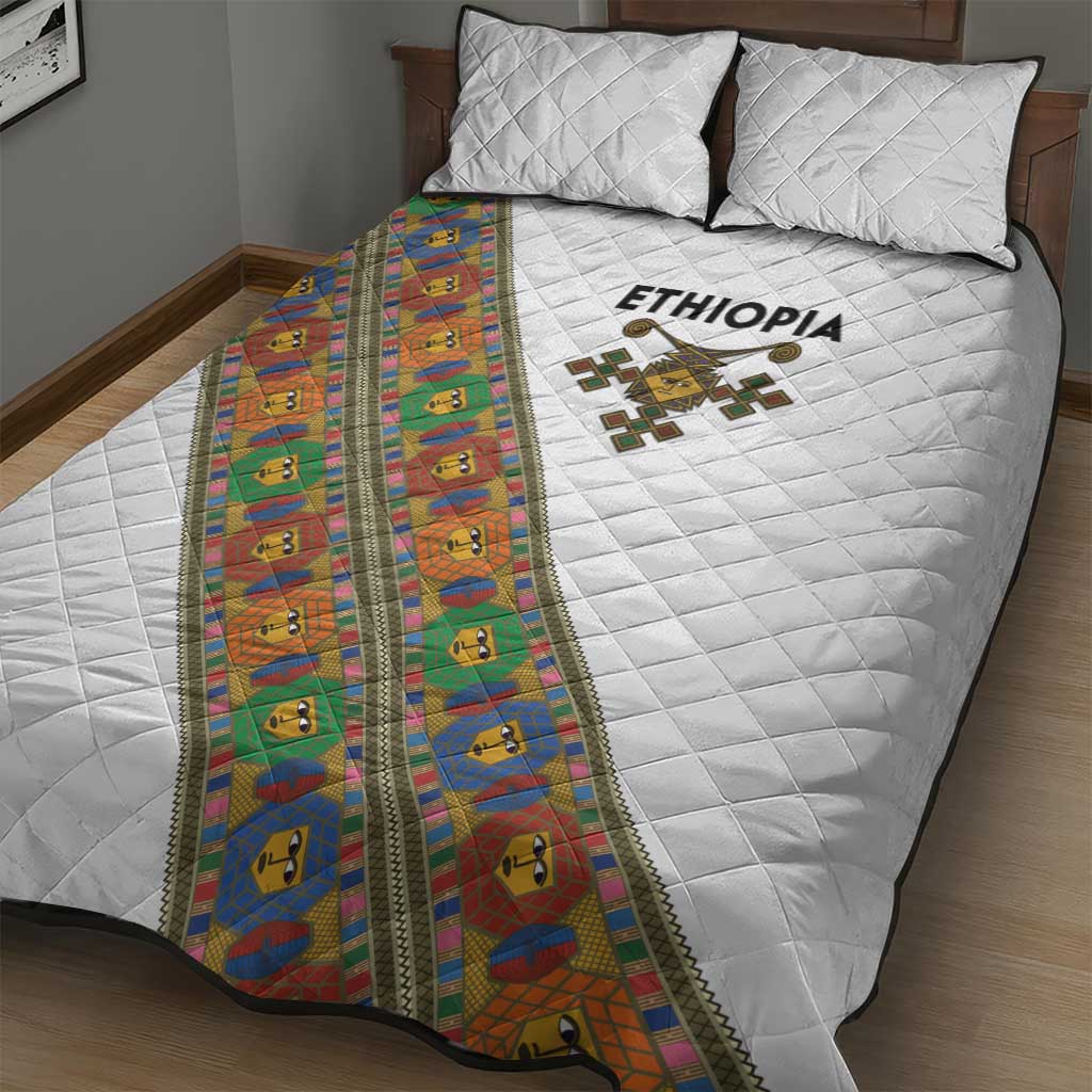 Ethiopia Saba Kemis Quilt Bed Set Sash Style