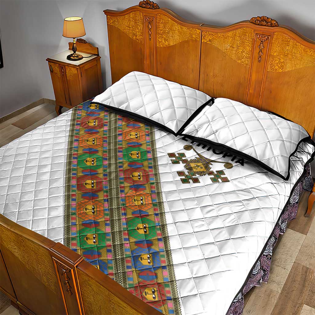 Ethiopia Saba Kemis Quilt Bed Set Sash Style