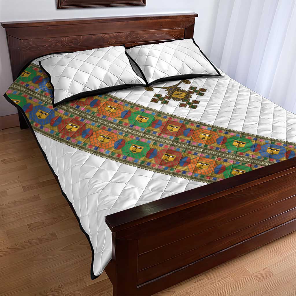 Ethiopia Saba Kemis Quilt Bed Set Sash Style