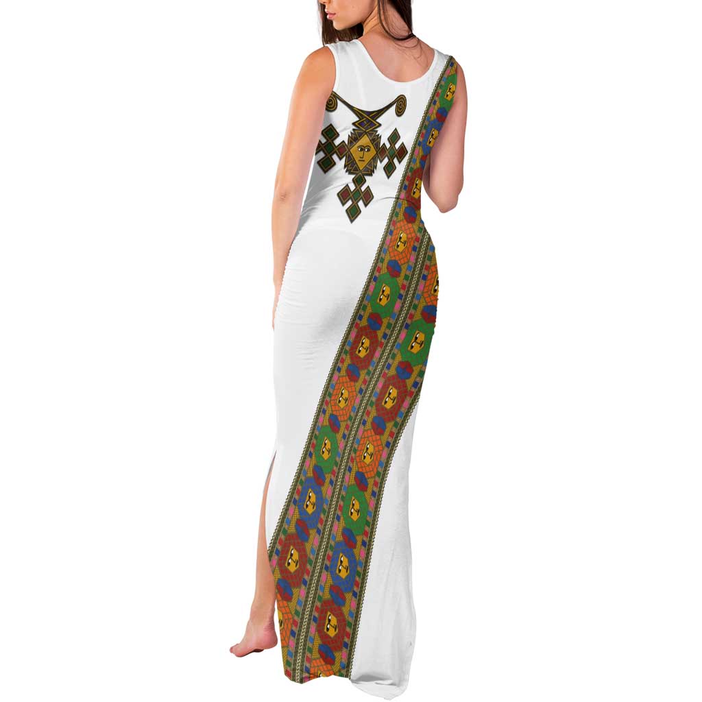 Ethiopia Saba Kemis Tank Maxi Dress Sash Style
