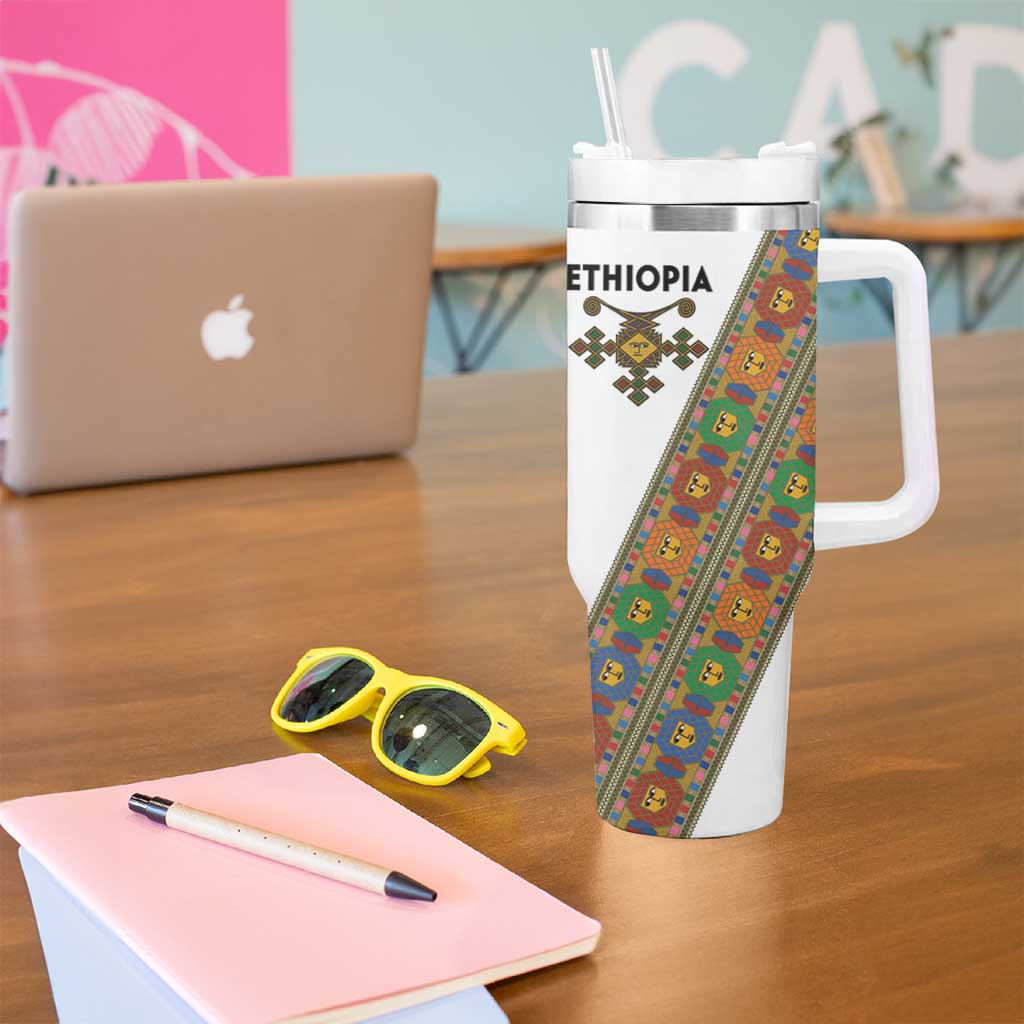 Ethiopia Saba Kemis Tumbler With Handle Sash Style