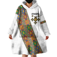 Ethiopia Saba Kemis Wearable Blanket Hoodie Sash Style