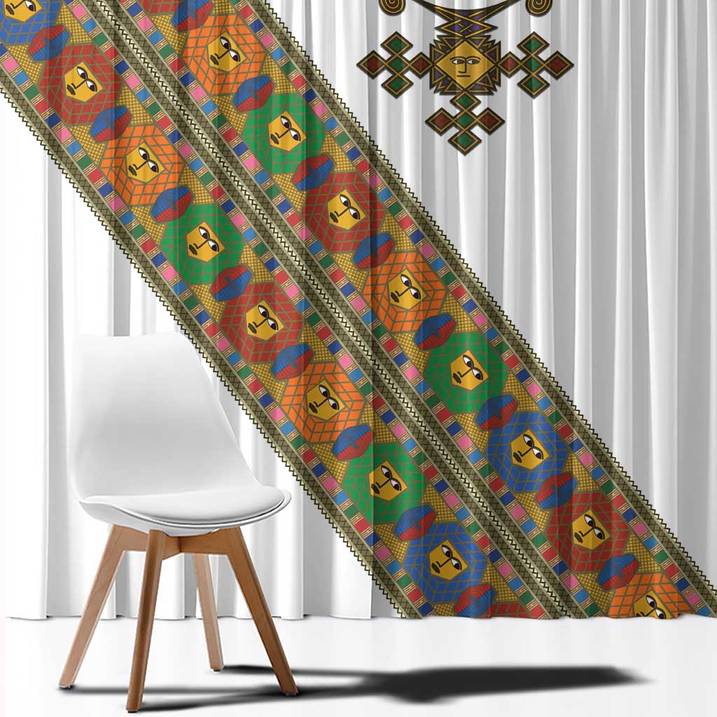 Ethiopia Saba Kemis Window Curtain Sash Style
