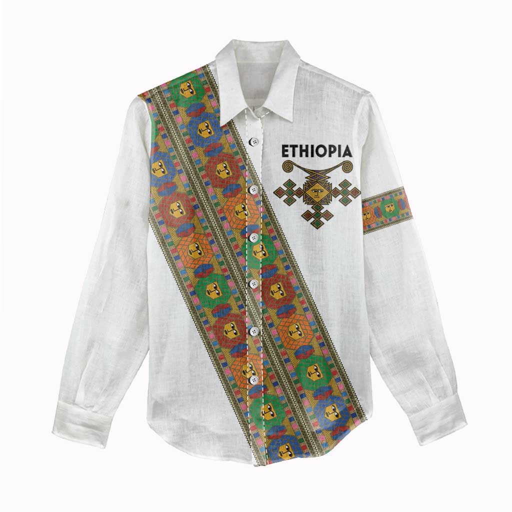 Ethiopia Saba Kemis Women Casual Shirt Sash Style