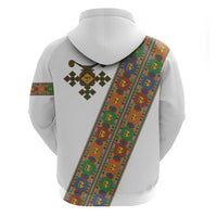 Ethiopia Saba Kemis Zip Hoodie Sash Style