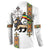Ethiopia Saba Kemis Button Sweatshirt Ethiopian Cross Lion Of Judah