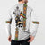 Ethiopia Saba Kemis Button Sweatshirt Ethiopian Cross Lion Of Judah