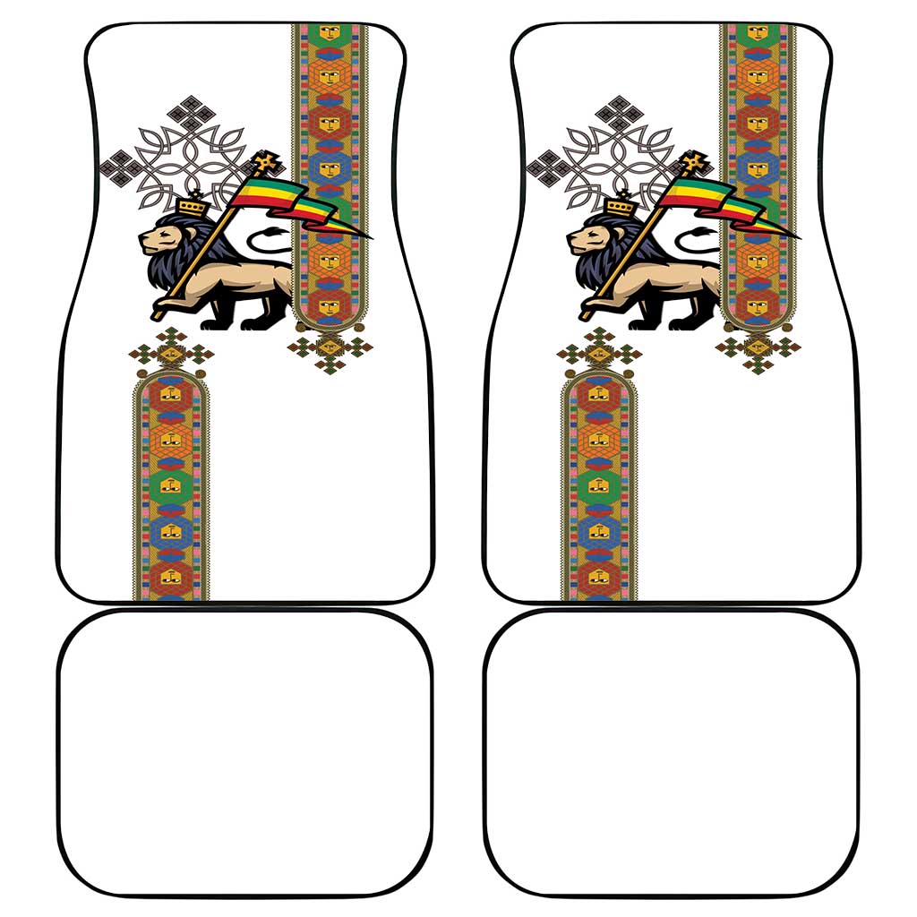 Ethiopia Saba Kemis Car Mats Ethiopian Cross Lion Of Judah