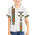 Ethiopia Saba Kemis Family Matching Off The Shoulder Long Sleeve Dress and Hawaiian Shirt Ethiopian Cross Lion Of Judah