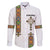 Ethiopia Saba Kemis Family Matching Tank Maxi Dress and Hawaiian Shirt Ethiopian Cross Lion Of Judah