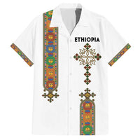 Ethiopia Saba Kemis Hawaiian Shirt Ethiopian Cross Lion Of Judah