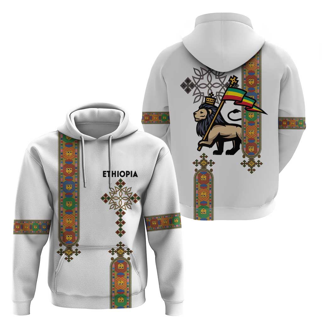 Ethiopia Saba Kemis Hoodie Ethiopian Cross Lion Of Judah