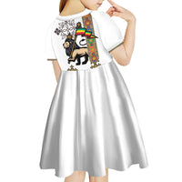 Ethiopia Saba Kemis Kid Short Sleeve Dress Ethiopian Cross Lion Of Judah