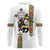 Ethiopia Saba Kemis Long Sleeve Polo Shirt Ethiopian Cross Lion Of Judah