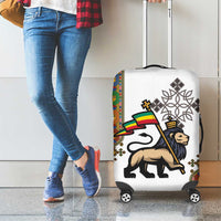 Ethiopia Saba Kemis Luggage Cover Ethiopian Cross Lion Of Judah