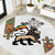 Ethiopia Saba Kemis Round Carpet Ethiopian Cross Lion Of Judah