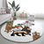 Ethiopia Saba Kemis Round Carpet Ethiopian Cross Lion Of Judah