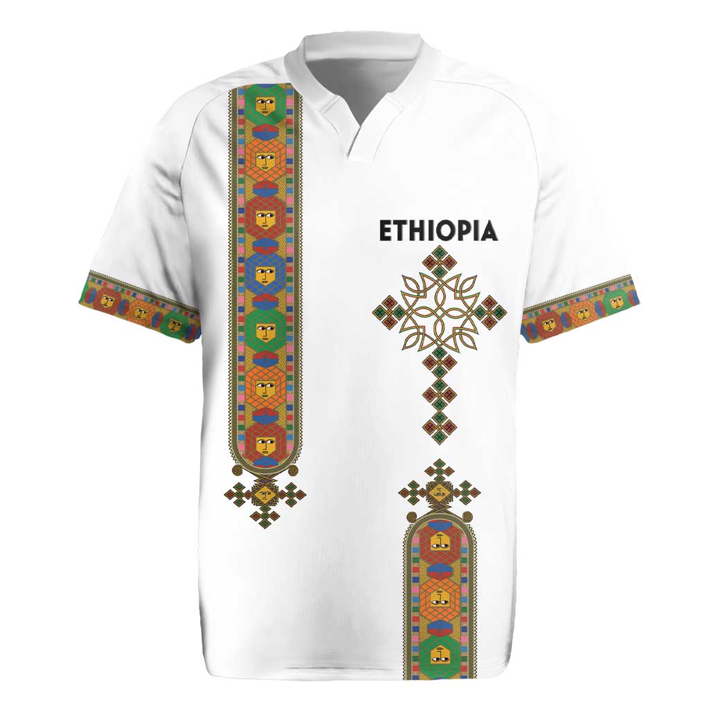 Ethiopia Saba Kemis Rugby Jersey Ethiopian Cross Lion Of Judah