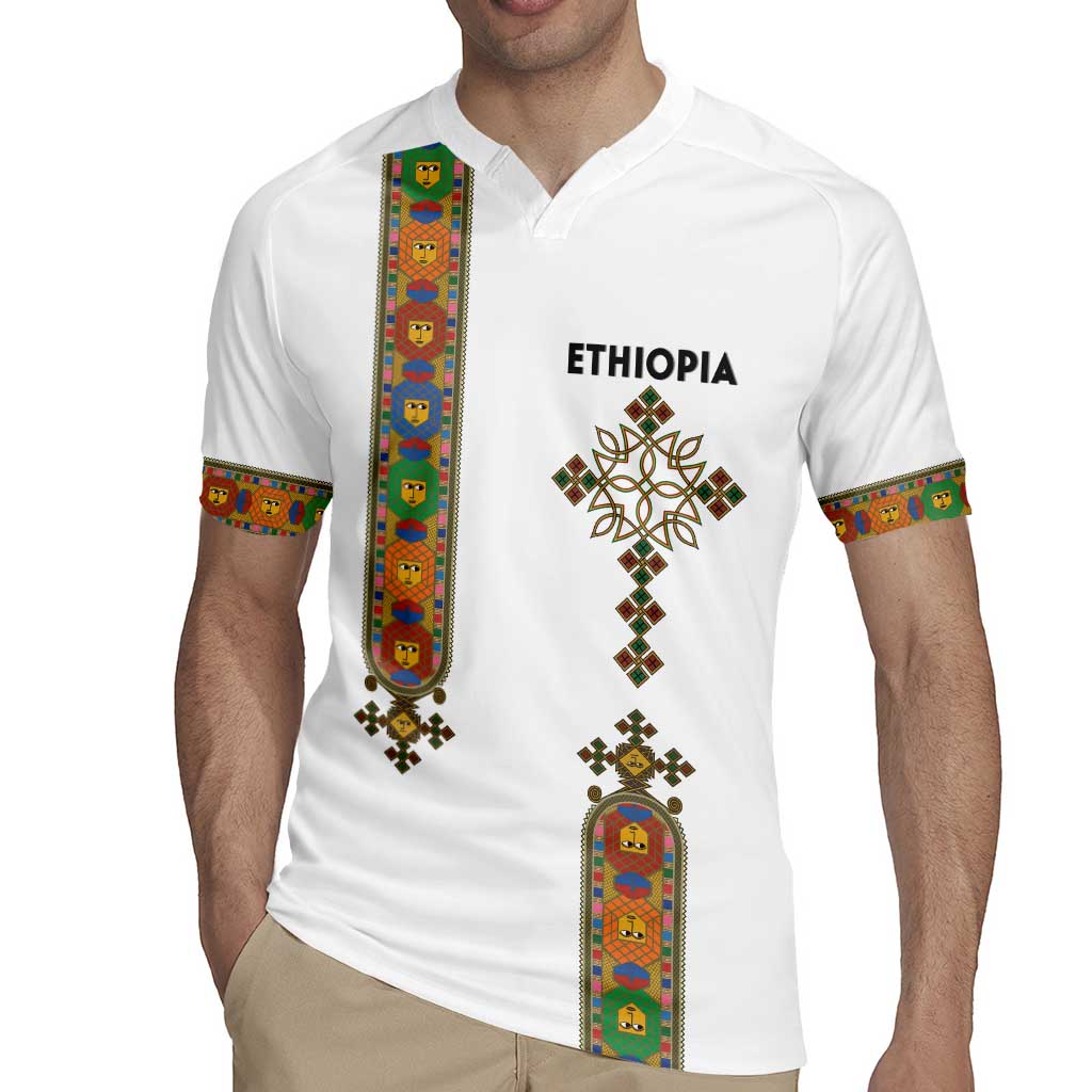 Ethiopia Saba Kemis Rugby Jersey Ethiopian Cross Lion Of Judah