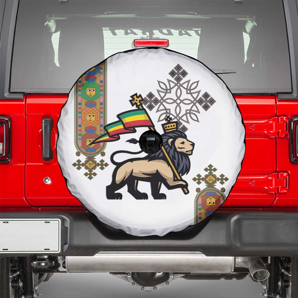Ethiopia Saba Kemis Spare Tire Cover Ethiopian Cross Lion Of Judah