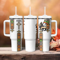 Ethiopia Saba Kemis Tumbler With Handle Ethiopian Cross Lion Of Judah
