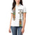 Ethiopia Saba Kemis Women Polo Shirt Ethiopian Cross Lion Of Judah