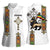 Ethiopia Saba Kemis Women Sleeveless Polo Shirt Ethiopian Cross Lion Of Judah
