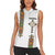 Ethiopia Saba Kemis Women Sleeveless Polo Shirt Ethiopian Cross Lion Of Judah
