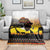 Happy Africa Day Blanket African Safari With Map