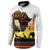 Happy Africa Day Button Sweatshirt African Safari With Map