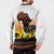 Happy Africa Day Button Sweatshirt African Safari With Map