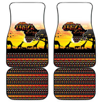 Happy Africa Day Car Mats African Safari With Map